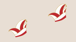 Illustration of carnival hats