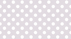 Illustration of white poka dots on purple background